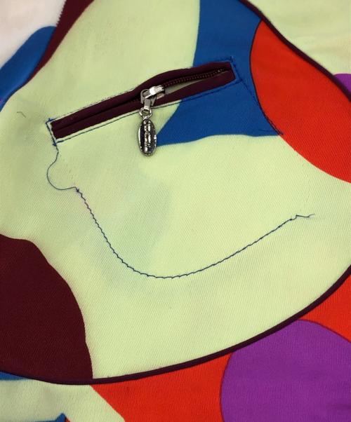 CHANEL（シャネル）CHANEL (シャネル) 総柄キャミソールワンピース マルチカラー サイズ:34の古着・服飾アイテム