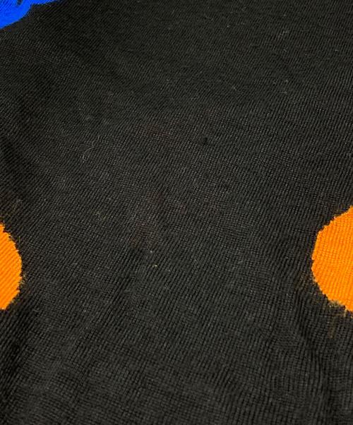 CHANEL（シャネル）CHANEL (シャネル) シルク混クローバー柄ニットセットアップ ブラック サイズ:38の古着・服飾アイテム