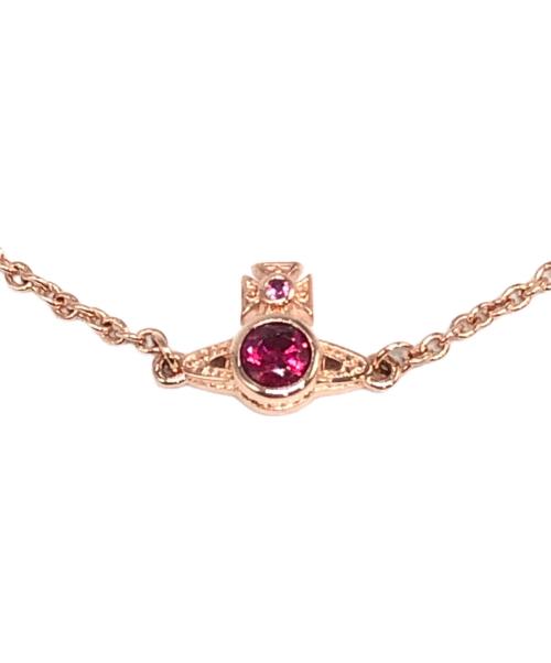 Vivienne Westwood（ヴィヴィアンウエストウッド）Vivienne Westwood (ヴィヴィアンウエストウッド) オーブチャームブレスレット ピンクゴールド サイズ:下記参照の古着・服飾アイテム