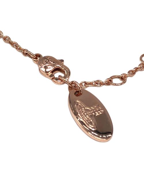 Vivienne Westwood（ヴィヴィアンウエストウッド）Vivienne Westwood (ヴィヴィアンウエストウッド) オーブチャームブレスレット ピンクゴールド サイズ:下記参照の古着・服飾アイテム