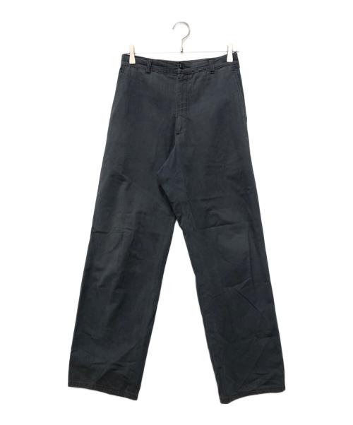 COMME des GARCONS HOMME（コムデギャルソン オム）COMME des GARCONS HOMME (コムデギャルソン オム) デカオム ストレートパンツ ネイビー サイズ:Mの古着・服飾アイテム