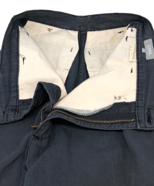 COMME des GARCONS HOMME（コムデギャルソン オム）COMME des GARCONS HOMME (コムデギャルソン オム) デカオム ストレートパンツ ネイビー サイズ:Mの古着・服飾アイテム