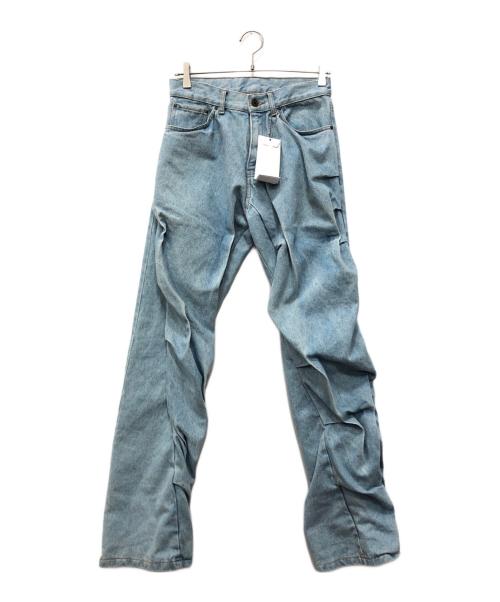 Y/PROJECT（ワイ プロジェクト）Y/project (ワイ プロジェクト) wire denim pants ブルー サイズ:26の古着・服飾アイテム