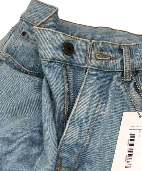Y/PROJECT（ワイ プロジェクト）Y/project (ワイ プロジェクト) wire denim pants ブルー サイズ:26の古着・服飾アイテム