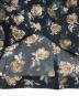中古・古着 DRISE VAN NOTEN (ドリスヴァンノッテン) 花柄シルクシャツワンピース ネイビー サイズ:38：12000円