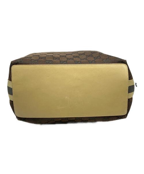 GUCCI（グッチ）GUCCI (グッチ) キャンバストートバッグ ブラウン サイズ:下記参照の古着・服飾アイテム
