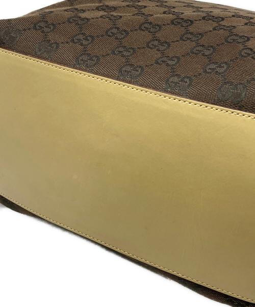 GUCCI（グッチ）GUCCI (グッチ) キャンバストートバッグ ブラウン サイズ:下記参照の古着・服飾アイテム