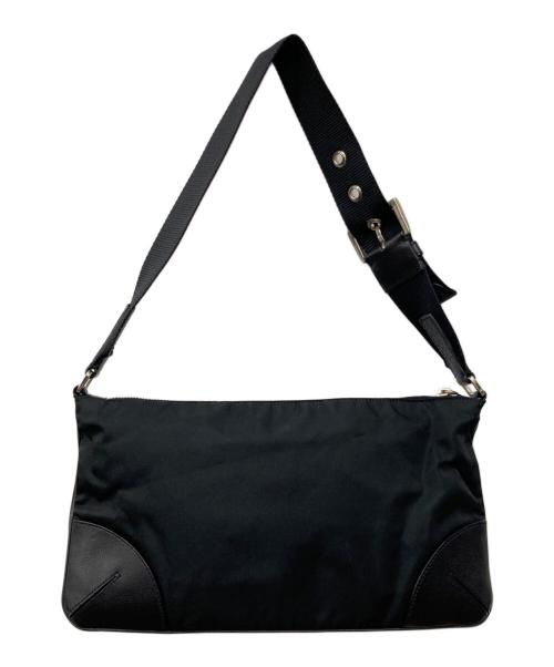 PRADA（プラダ）PRADA (プラダ) 三角ロゴプレートワンショルダーバッグ ブラック サイズ:下記参照の古着・服飾アイテム