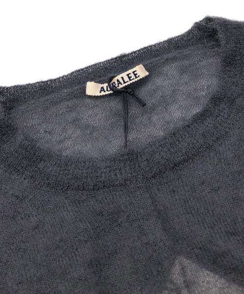 AURALEE（オーラリー）AURALEE (オーラリー) KID MOHAIR SHEER グレー サイズ:3の古着・服飾アイテム