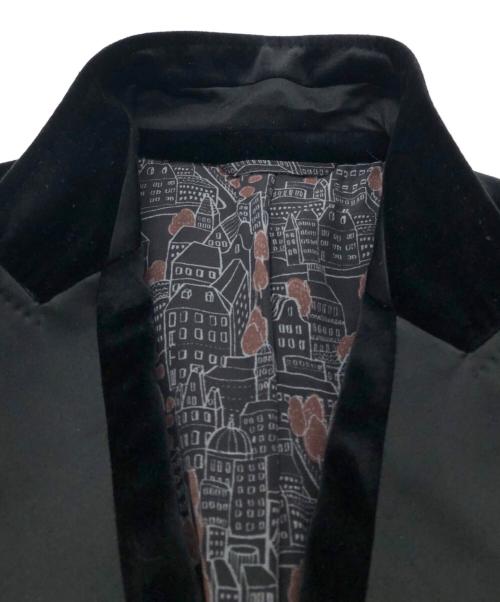 ETRO（エトロ）ETRO (エトロ) ベロアセットアップスーツ ブラック サイズ:SIZE 54の古着・服飾アイテム