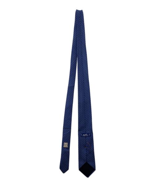 HERMES（エルメス）HERMES (エルメス) シルクネクタイ ブルー サイズ:下記参照の古着・服飾アイテム
