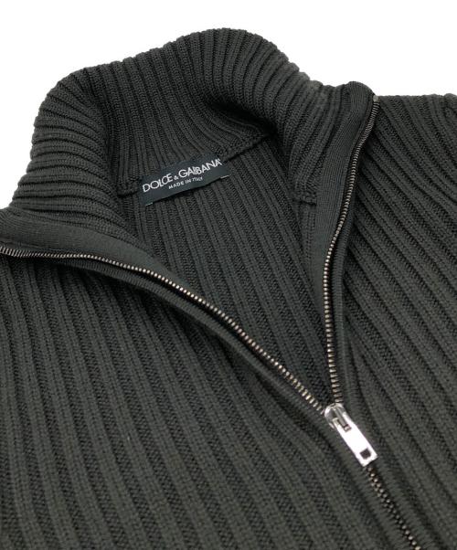 DOLCE & GABBANA（ドルチェ＆ガッバーナ）DOLCE & GABBANA (ドルチェ＆ガッバーナ) ドライバーズニット グレー サイズ:46の古着・服飾アイテム
