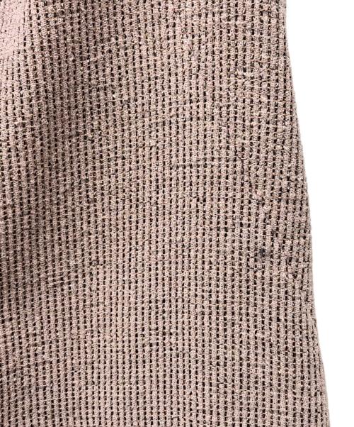 CHANEL（シャネル）CHANEL (シャネル) ラメツイードフレンチスリーブワンピース ピンク サイズ:36の古着・服飾アイテム