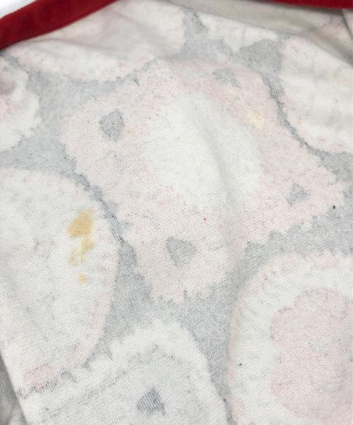 CHANEL（シャネル）CHANEL (シャネル) ココマーク総柄パイルワンピース レッド×グレー サイズ:38の古着・服飾アイテム