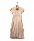 CHANELシャネル）の古着「フレンチスリーブニットワンピース」｜ピンク