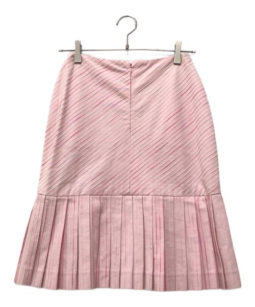 CHANEL（シャネル）CHANEL (シャネル) ココマークプリーツスカート ピンク サイズ:38の古着・服飾アイテム