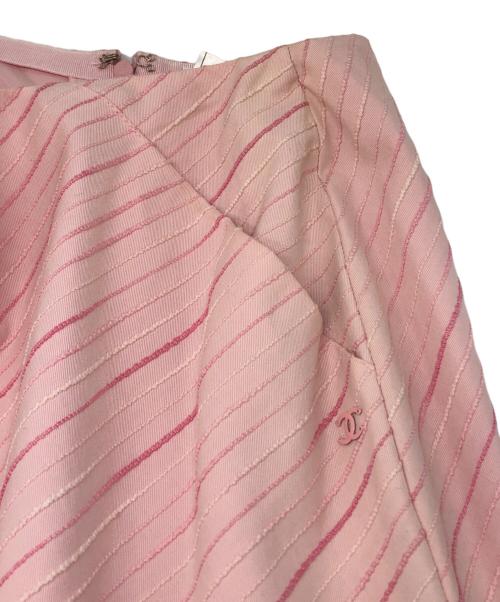 CHANEL（シャネル）CHANEL (シャネル) ココマークプリーツスカート ピンク サイズ:38の古着・服飾アイテム