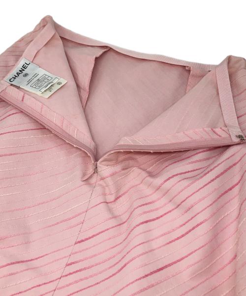 CHANEL（シャネル）CHANEL (シャネル) ココマークプリーツスカート ピンク サイズ:38の古着・服飾アイテム