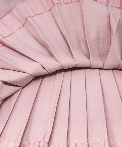 CHANEL（シャネル）CHANEL (シャネル) ココマークプリーツスカート ピンク サイズ:38の古着・服飾アイテム