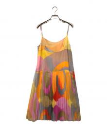 CHANEL（シャネル）の古着「総柄シルクキャミソールワンピース」｜マルチカラー