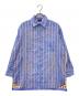 ETRO（エトロ）の古着「バック切替ストライプシャツ」｜ブルー