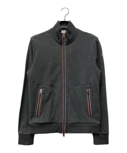 MONCLER（モンクレール）MONCLER (モンクレール) MAGLIA CARDIGAN スウェットトラックジャケット グレー サイズ:Lの古着・服飾アイテム