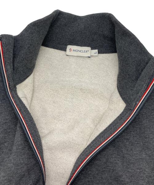 MONCLER（モンクレール）MONCLER (モンクレール) MAGLIA CARDIGAN スウェットトラックジャケット グレー サイズ:Lの古着・服飾アイテム