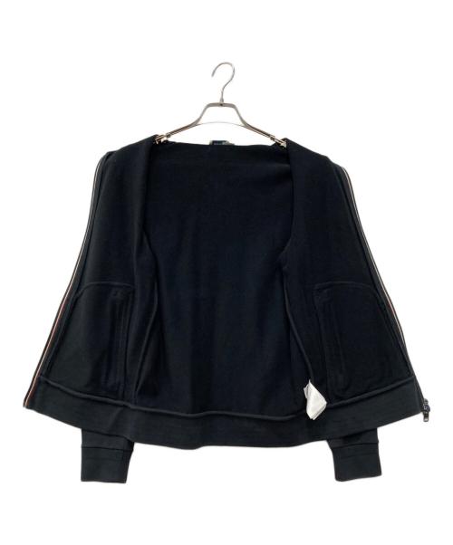 MONCLER（モンクレール）MONCLER (モンクレール) MAGLIA CARDIGAN スウェットトラックジャケット ブラック サイズ:Lの古着・服飾アイテム