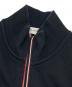 中古・古着 MONCLER (モンクレール) MAGLIA CARDIGAN スウェットトラックジャケット ブラック サイズ:L：25000円
