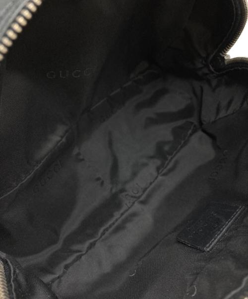 GUCCI（グッチ）GUCCI (グッチ) レザーセカンドバッグ ブラック サイズ:下記参照の古着・服飾アイテム