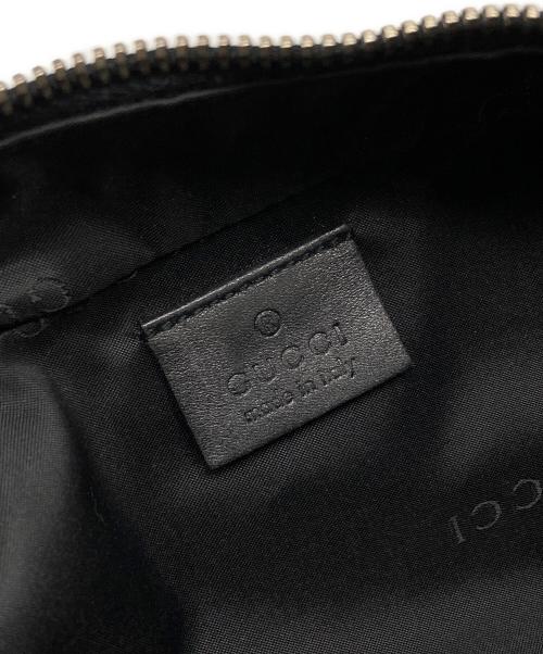 GUCCI（グッチ）GUCCI (グッチ) レザーセカンドバッグ ブラック サイズ:下記参照の古着・服飾アイテム