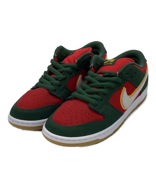NIKE（ナイキ）NIKE (ナイキ) SB Dunk Low PRM レッド×グリーン サイズ:US10の古着・服飾アイテム