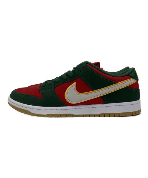 NIKE（ナイキ）NIKE (ナイキ) SB Dunk Low PRM レッド×グリーン サイズ:US10の古着・服飾アイテム
