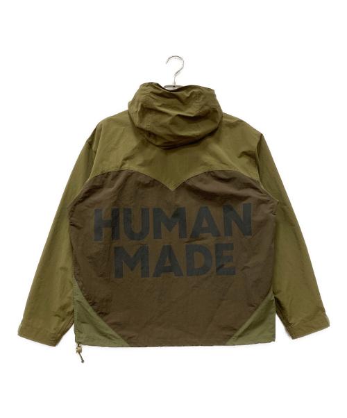 HUMAN MADE（ヒューマンメイド）HUMAN MADE (ヒューマンメイド) アノラックパーカー カーキ サイズ:Mの古着・服飾アイテム