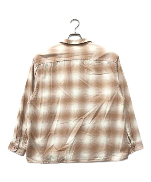 son of the cheese（（サノバチーズ））SON OF THE CHEESE (（サノバチーズ）) I SEE YOU SHIRT ピンク サイズ:Mの古着・服飾アイテム