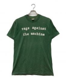 90'S RAGE AGAINST THE MACHINE（90年代古着）の古着「火炎瓶 バンドTシャツ」｜グリーン