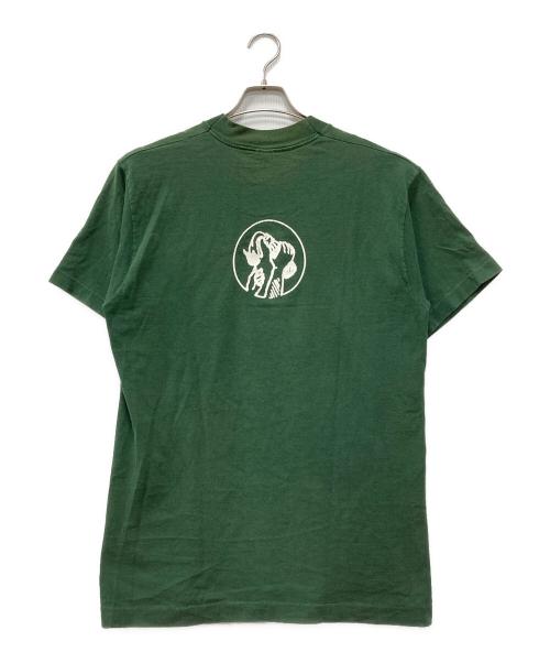 90'S RAGE AGAINST THE MACHINE（90年代古着）90'S RAGE AGAINST THE MACHINE (90年代古着) 火炎瓶 バンドTシャツ グリーン サイズ:Lの古着・服飾アイテム