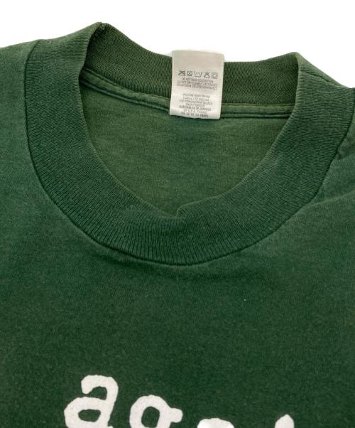 90'S RAGE AGAINST THE MACHINE（90年代古着）90'S RAGE AGAINST THE MACHINE (90年代古着) 火炎瓶 バンドTシャツ グリーン サイズ:Lの古着・服飾アイテム
