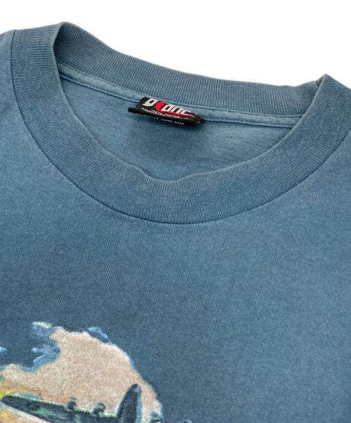 90'S RAGE AGAINST THE MACHINE（90年代古着）90'S RAGE AGAINST THE MACHINE (90年代古着) down rodeo バンドTシャツ ブルー サイズ:Lの古着・服飾アイテム