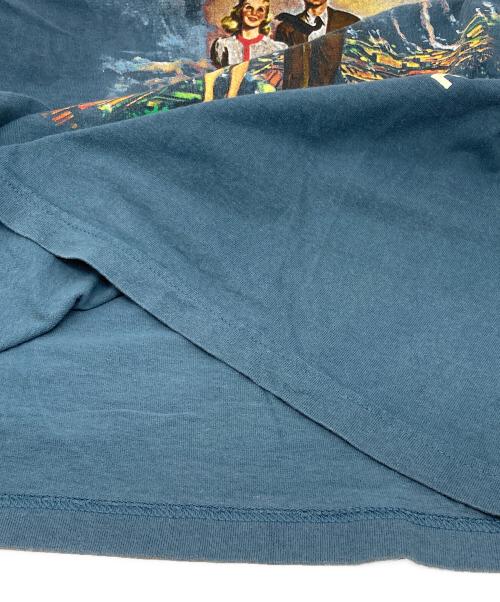 90'S RAGE AGAINST THE MACHINE（90年代古着）90'S RAGE AGAINST THE MACHINE (90年代古着) down rodeo バンドTシャツ ブルー サイズ:Lの古着・服飾アイテム