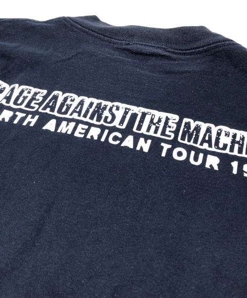 90'S RAGE AGAINST THE MACHINE（90年代古着）90'S RAGE AGAINST THE MACHINE (90年代古着) Who is beyond the law? バンドTシャツ ネイビー サイズ:Lの古着・服飾アイテム