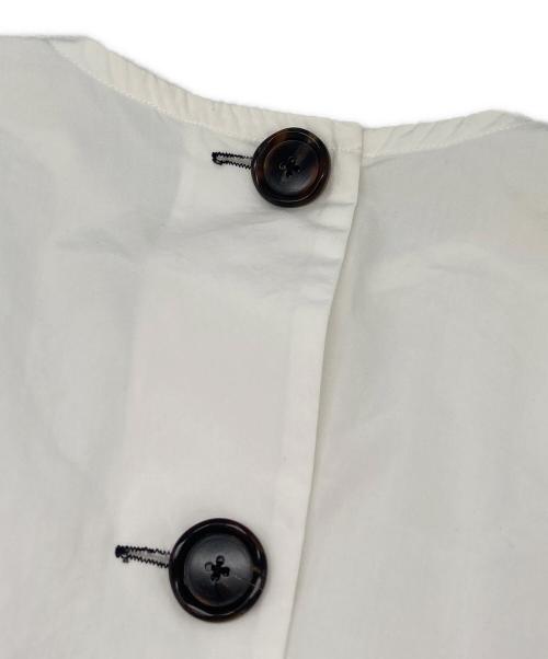 MARNI（マルニ）MARNI (マルニ) ステッチデザイン ブラウス ホワイト サイズ:38の古着・服飾アイテム