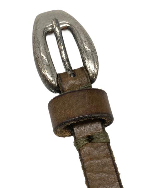 PUNTOVITA（プントヴィータ）PUNTOVITA (プントヴィータ) ウエスタンコンチョレザーベルト ブラウン サイズ:下記参照の古着・服飾アイテム