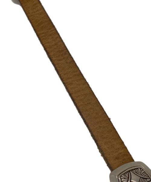 PUNTOVITA（プントヴィータ）PUNTOVITA (プントヴィータ) ウエスタンコンチョレザーベルト ブラウン サイズ:下記参照の古着・服飾アイテム