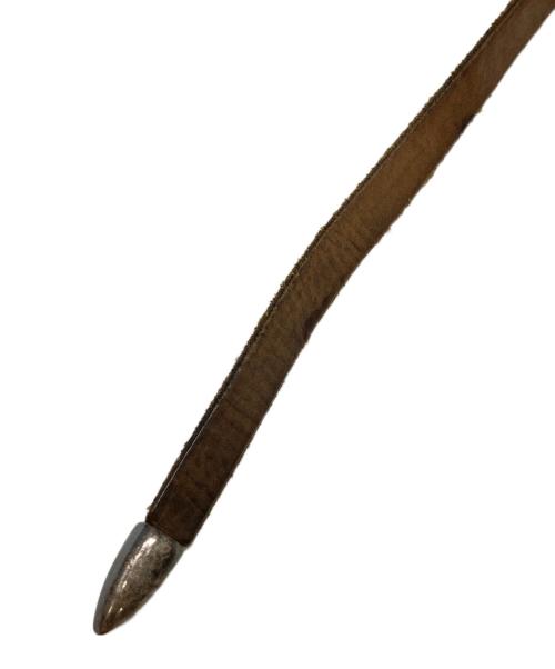 PUNTOVITA（プントヴィータ）PUNTOVITA (プントヴィータ) ウエスタンコンチョレザーベルト ブラウン サイズ:下記参照の古着・服飾アイテム