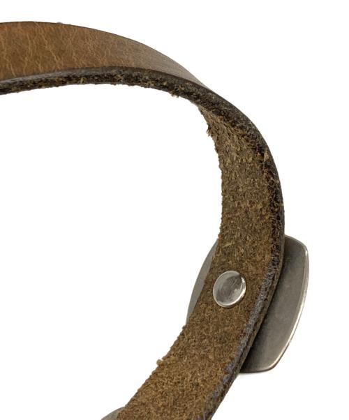 PUNTOVITA（プントヴィータ）PUNTOVITA (プントヴィータ) ウエスタンコンチョレザーベルト ブラウン サイズ:下記参照の古着・服飾アイテム