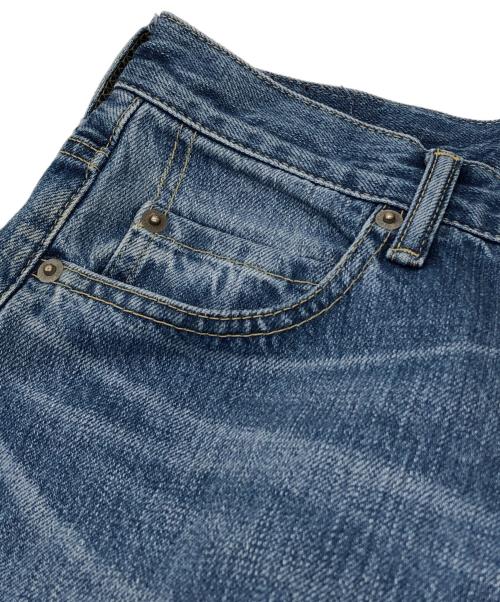 Hysteric Glamour（ヒステリックグラマー）Hysteric Glamour (ヒステリックグラマー) WOMAN BANANA ワイドデニムパンツ インディゴ サイズ:26の古着・服飾アイテム