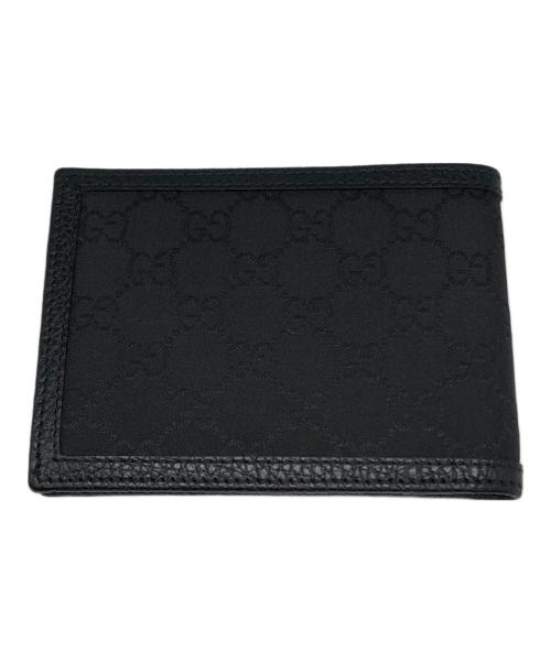 GUCCI（グッチ）GUCCI (グッチ) 2つ折りカードケース ブラック サイズ:下記参照の古着・服飾アイテム