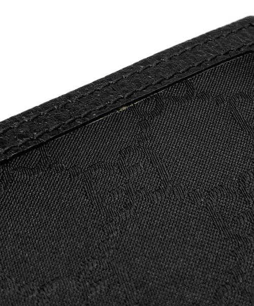 GUCCI（グッチ）GUCCI (グッチ) 2つ折りカードケース ブラック サイズ:下記参照の古着・服飾アイテム