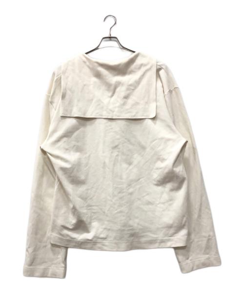 MM6 Maison Margiela（エムエムシックスメゾンマルジェラ）MM6 Maison Margiela (エムエムシックスメゾンマルジェラ) セーラーカラースウェット ホワイト サイズ:Sの古着・服飾アイテム